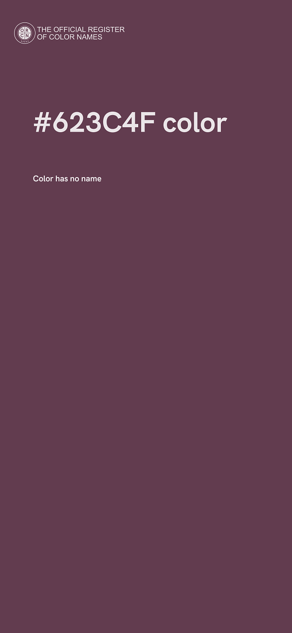#623C4F color image