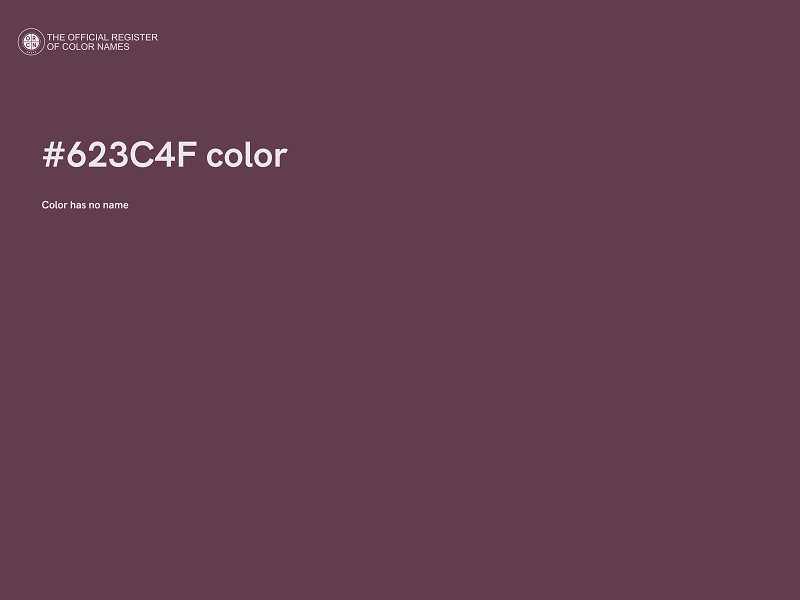 #623C4F color image