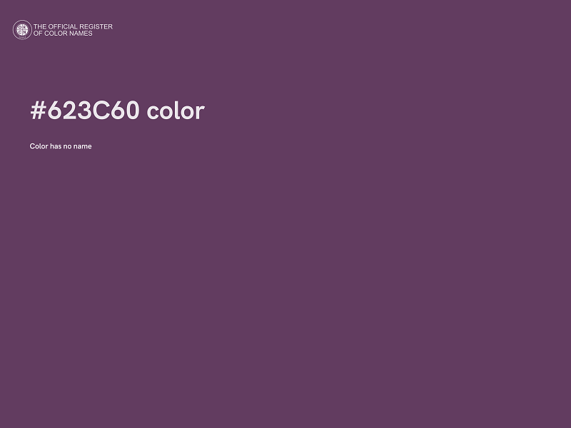 #623C60 color image