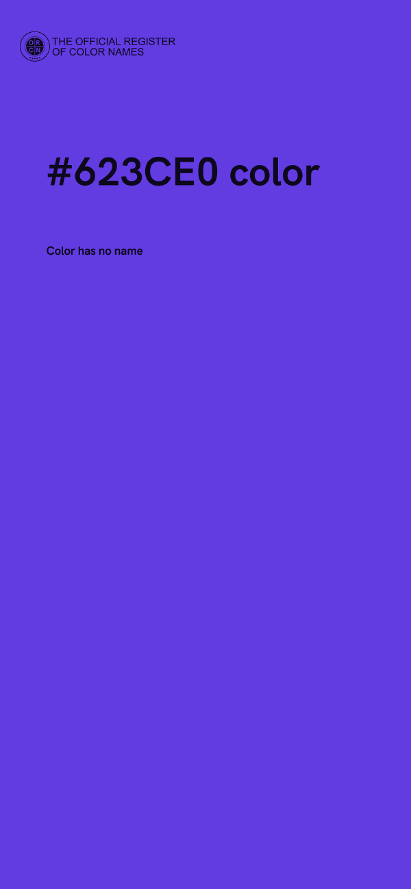#623CE0 color image