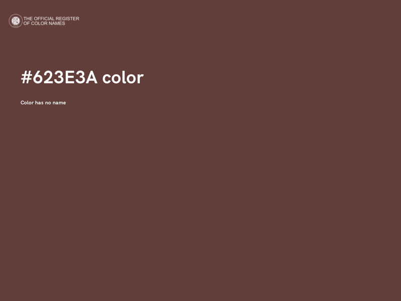 #623E3A color image