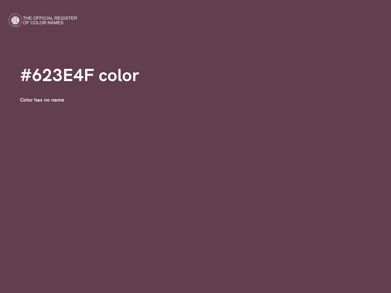 #623E4F color image
