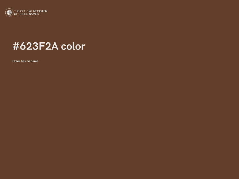 #623F2A color image