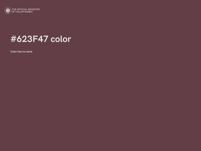 #623F47 color image