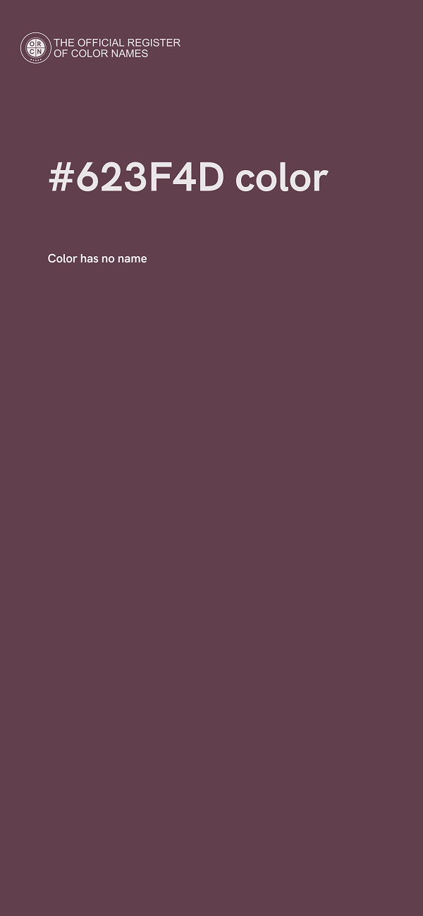 #623F4D color image