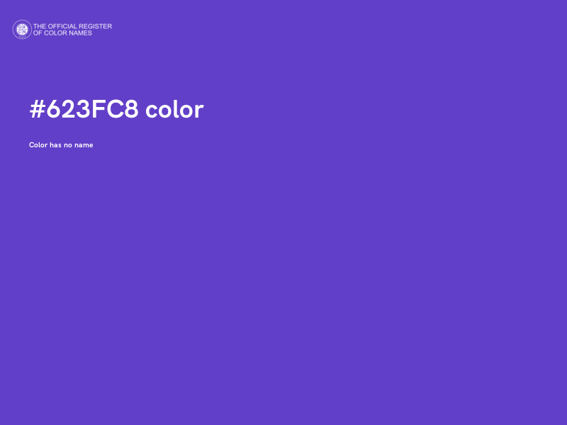 #623FC8 color image