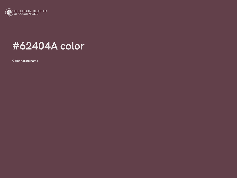 #62404A color image