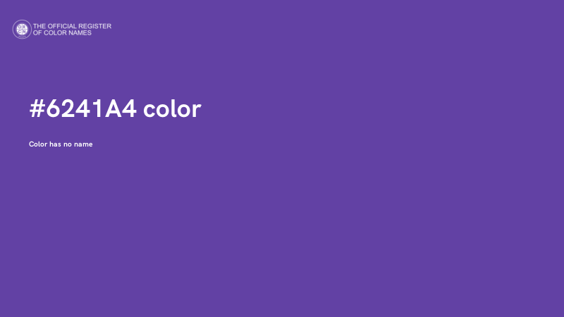 #6241A4 color image