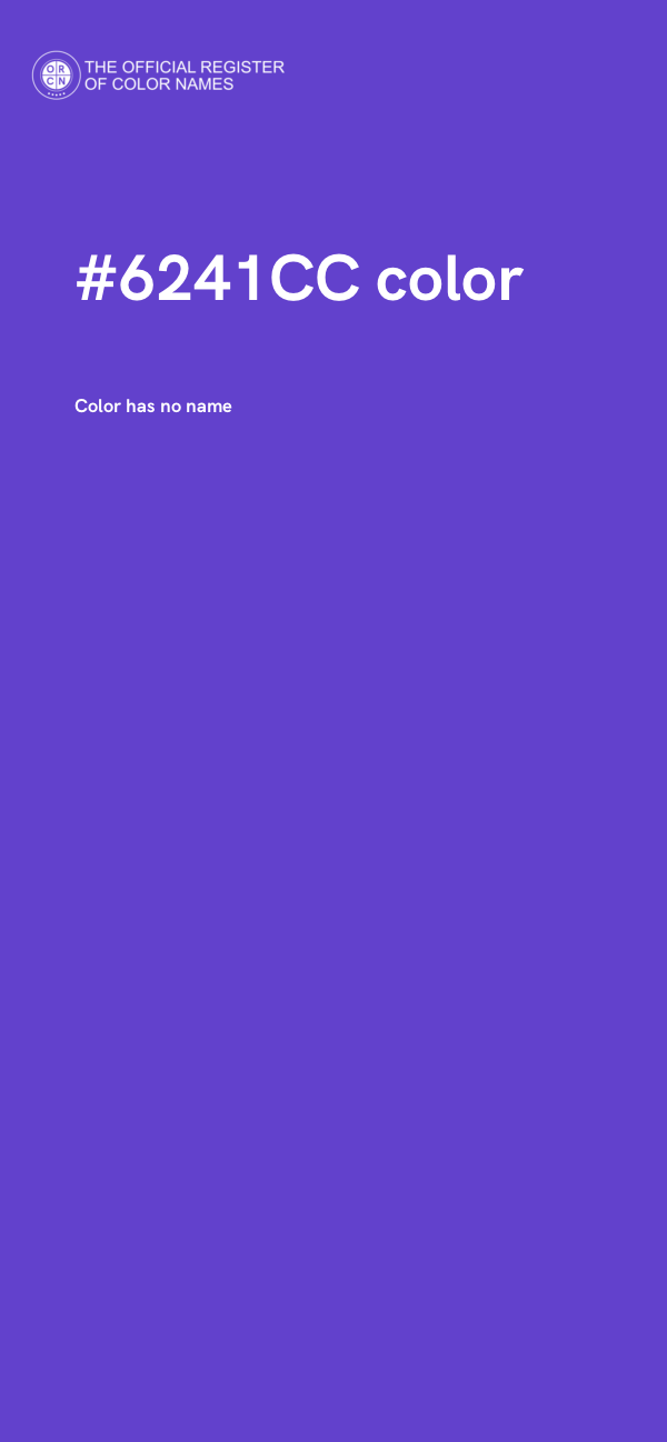 #6241CC color image