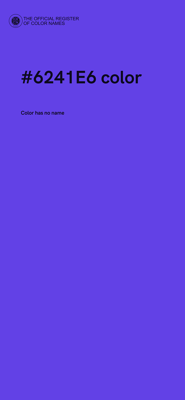 #6241E6 color image
