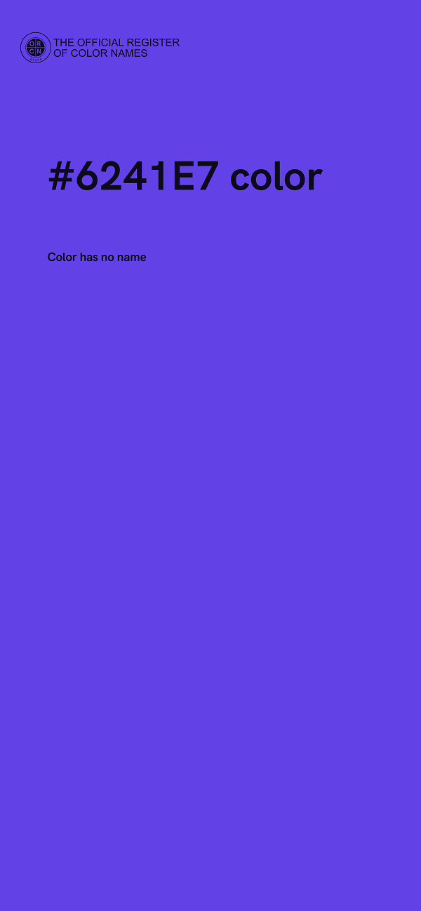 #6241E7 color image