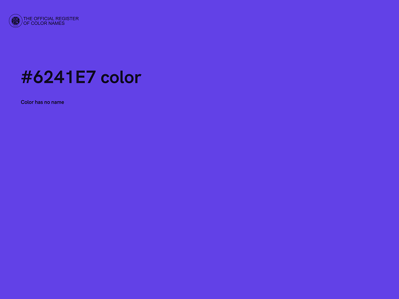 #6241E7 color image