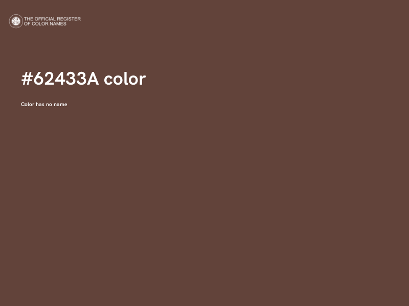 #62433A color image