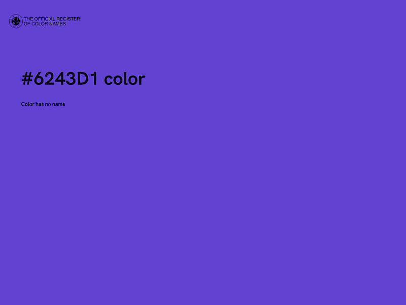 #6243D1 color image