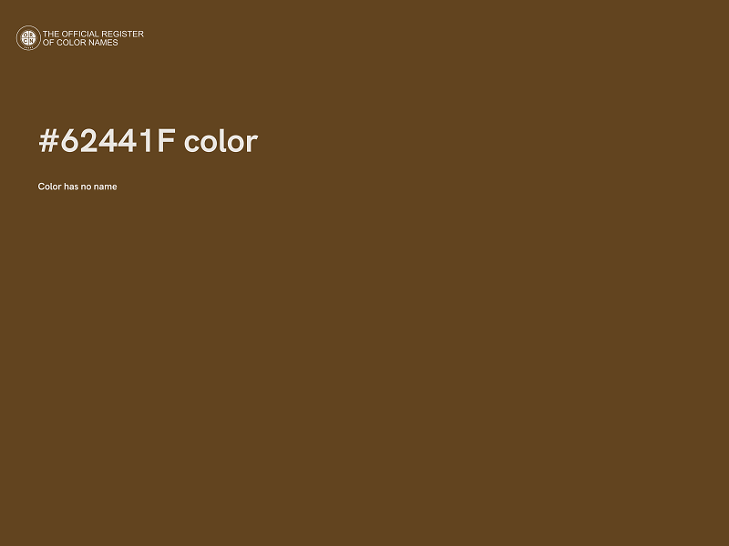 #62441F color image