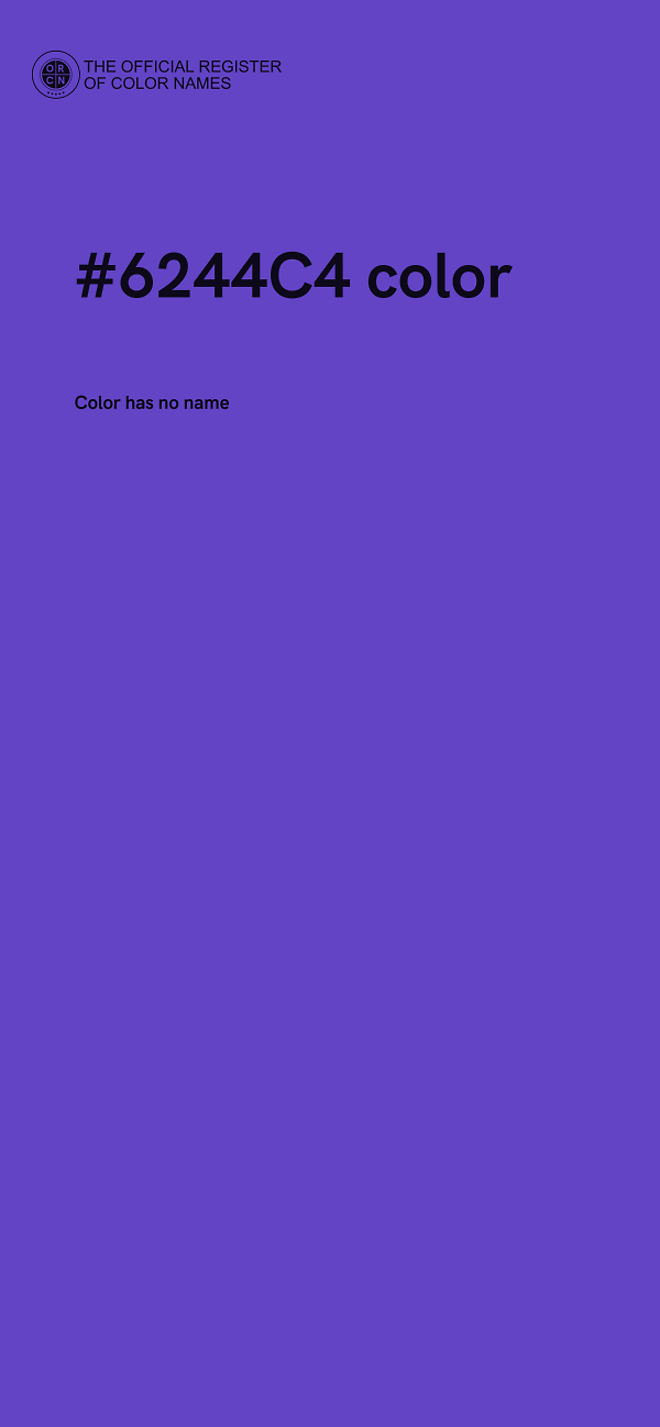 #6244C4 color image