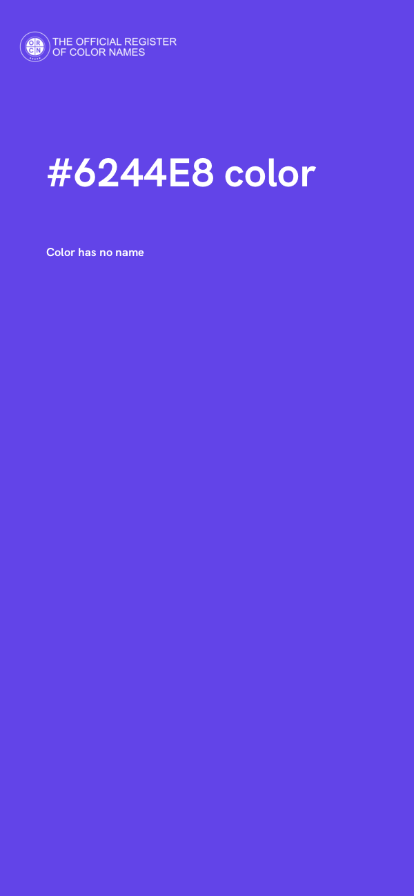 #6244E8 color image