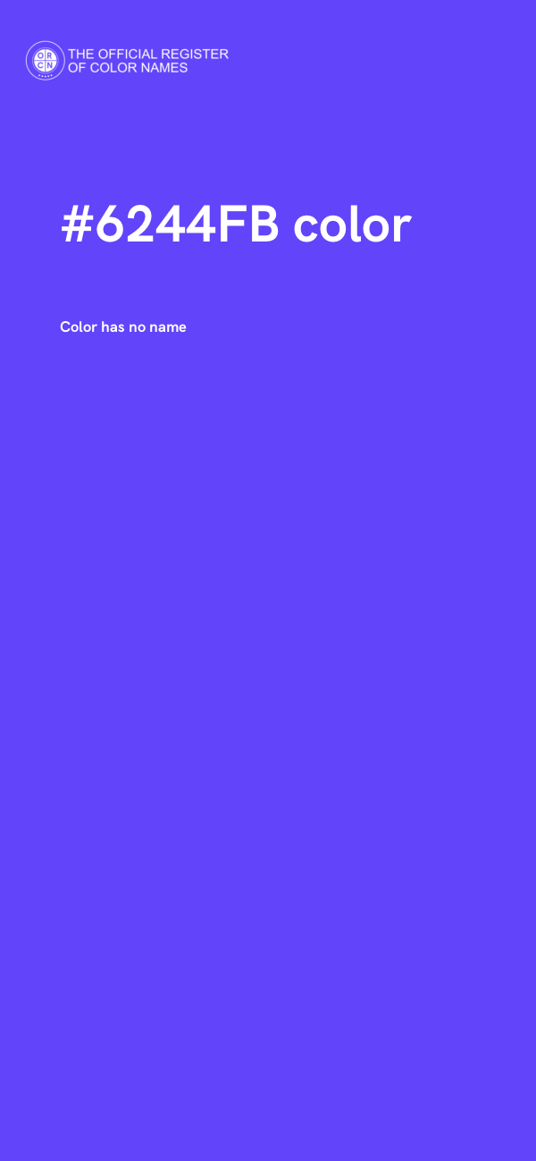 #6244FB color image
