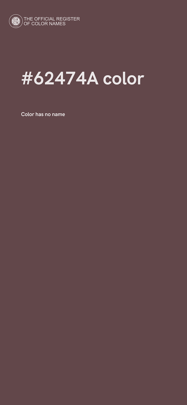#62474A color image