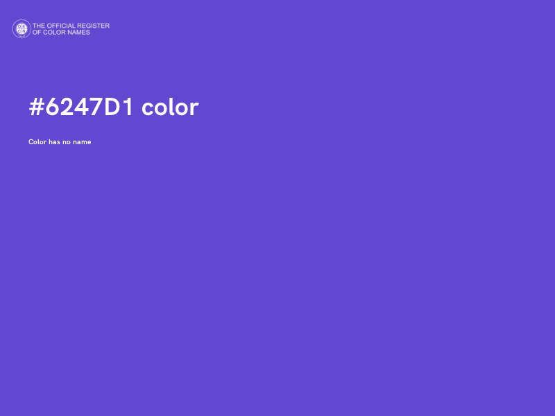 #6247D1 color image