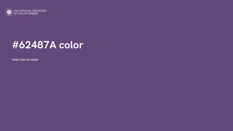 #62487A color image