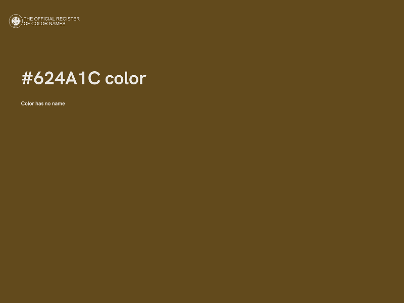 #624A1C color image
