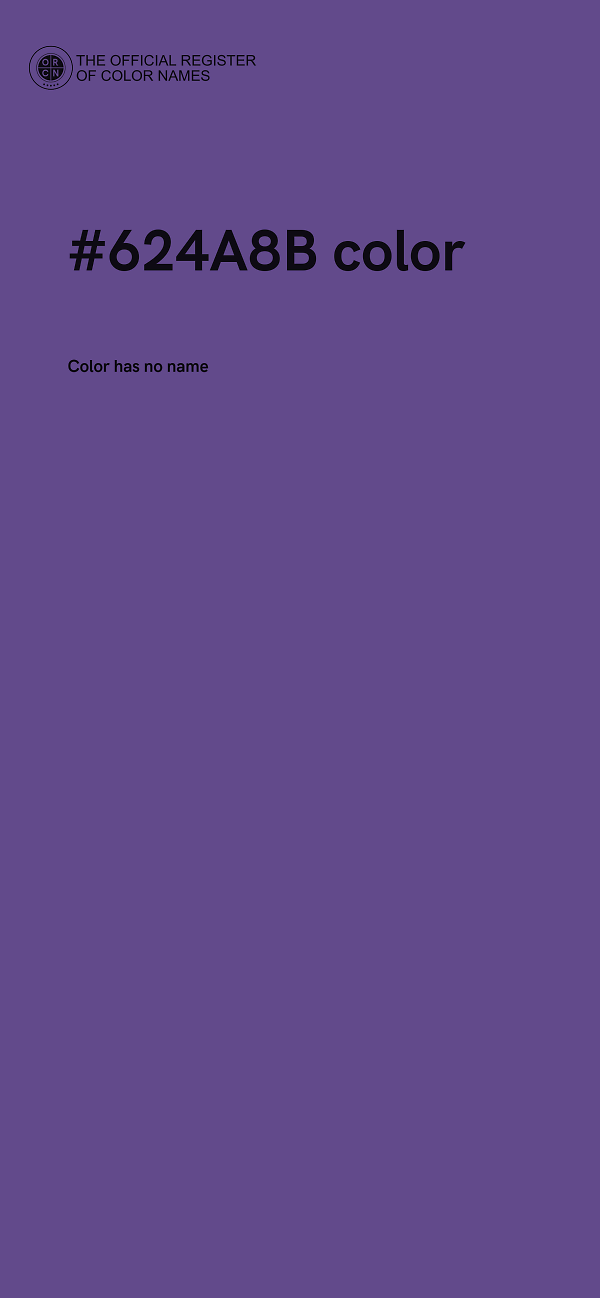 #624A8B color image