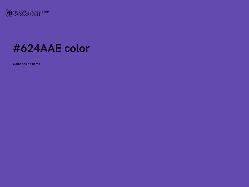 #624AAE color image