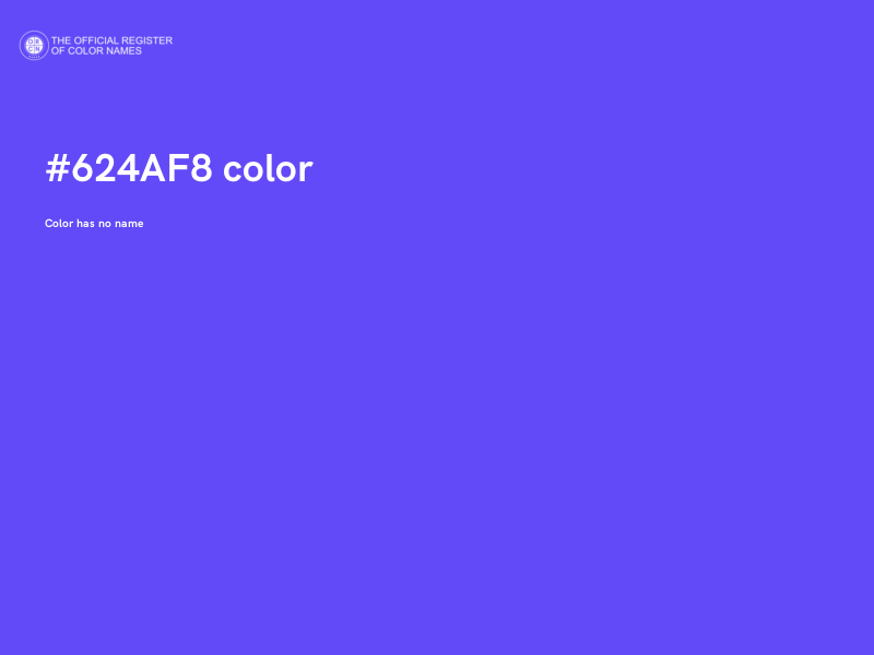 #624AF8 color image