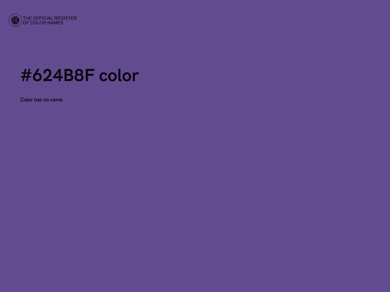 #624B8F color image