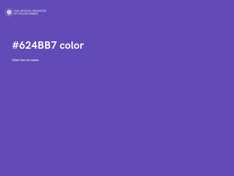 #624BB7 color image