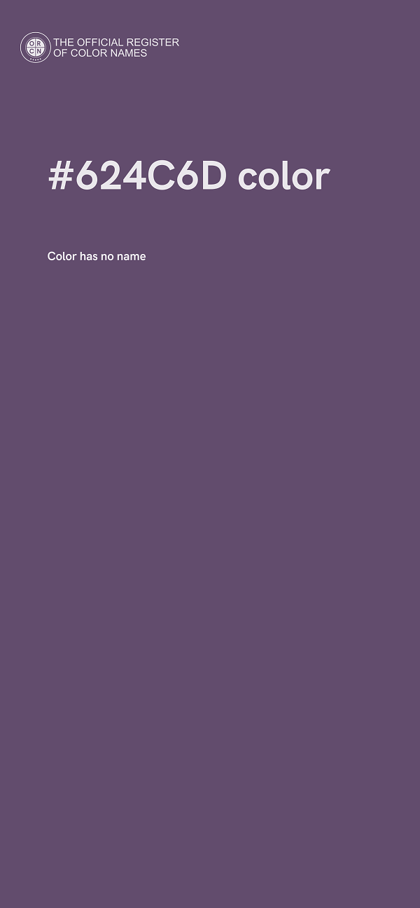 #624C6D color image