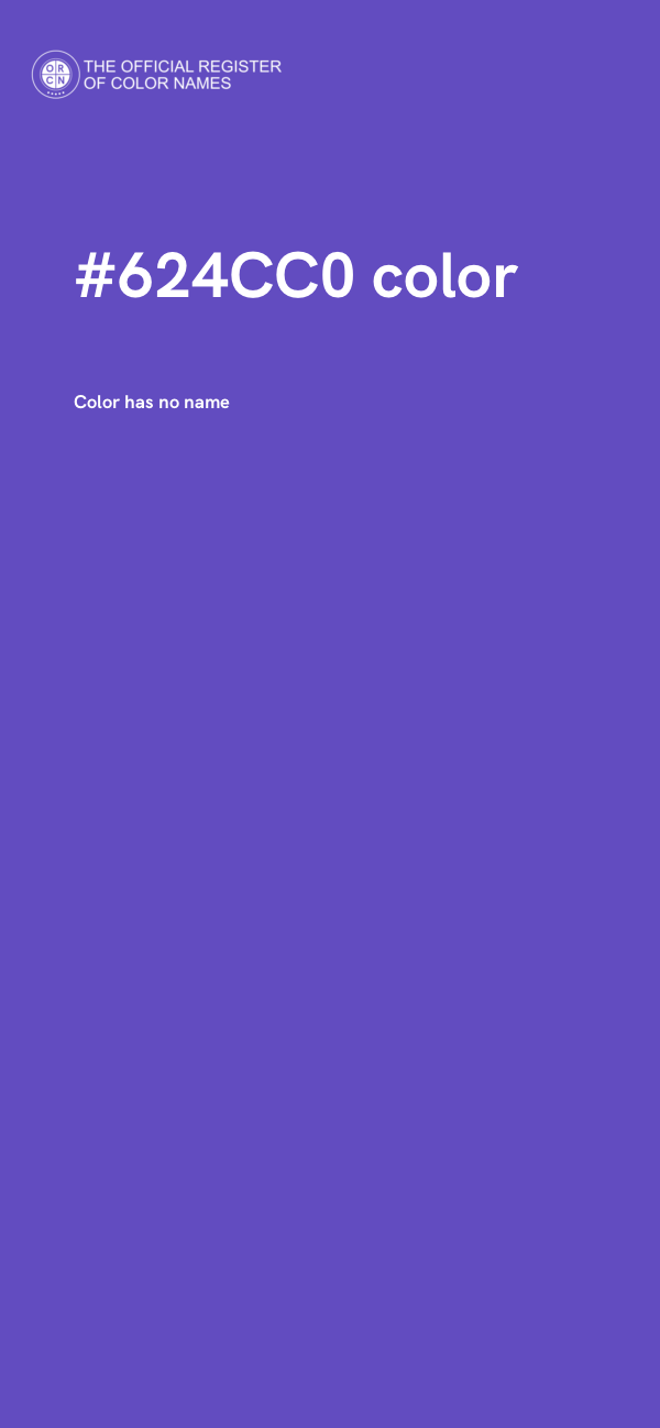 #624CC0 color image