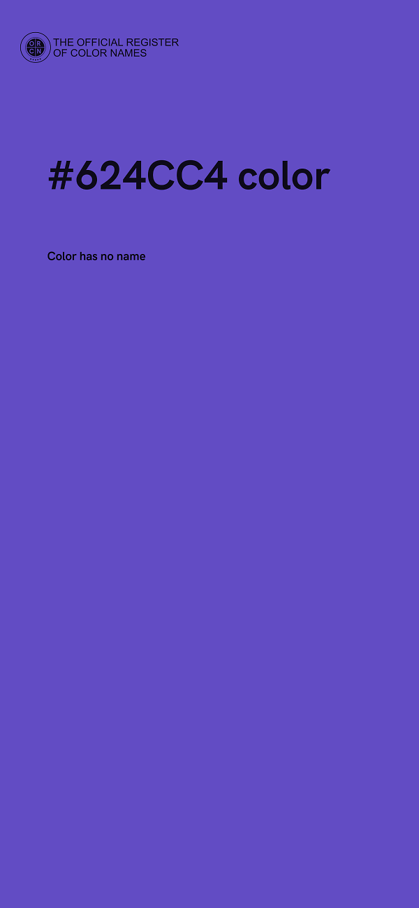 #624CC4 color image
