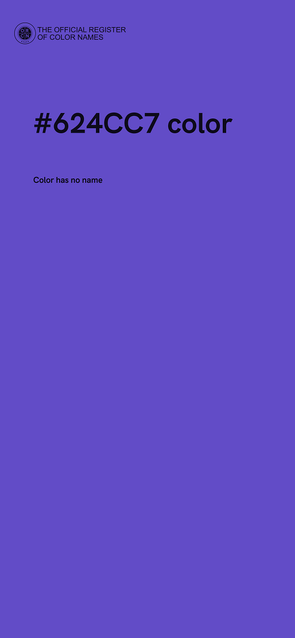 #624CC7 color image