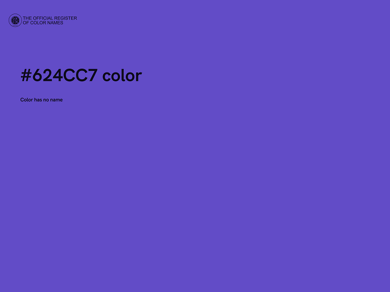 #624CC7 color image