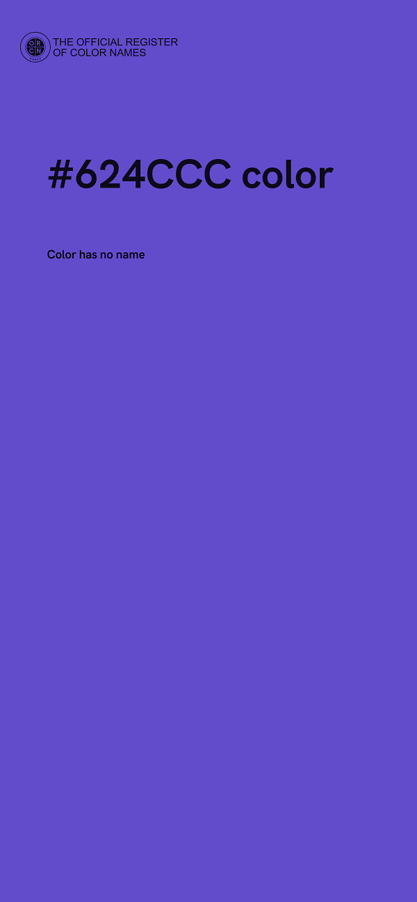 #624CCC color image