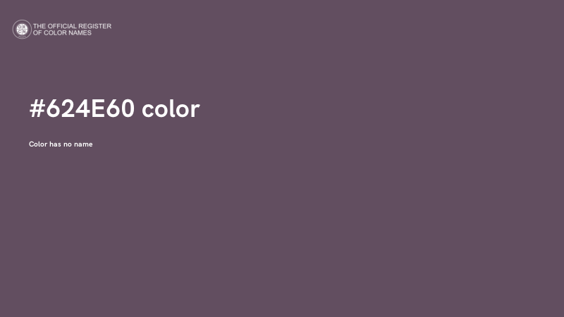 #624E60 color image