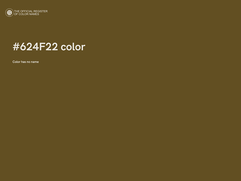 #624F22 color image