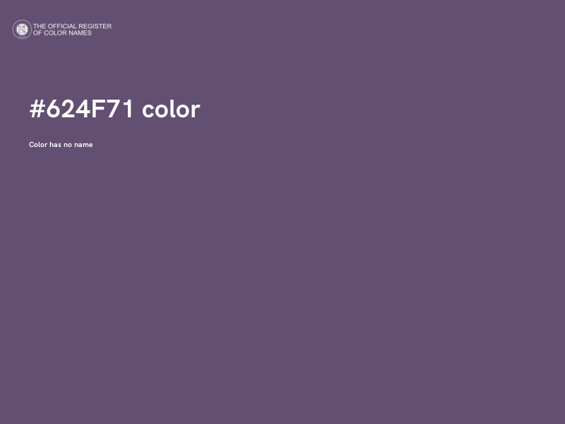 #624F71 color image