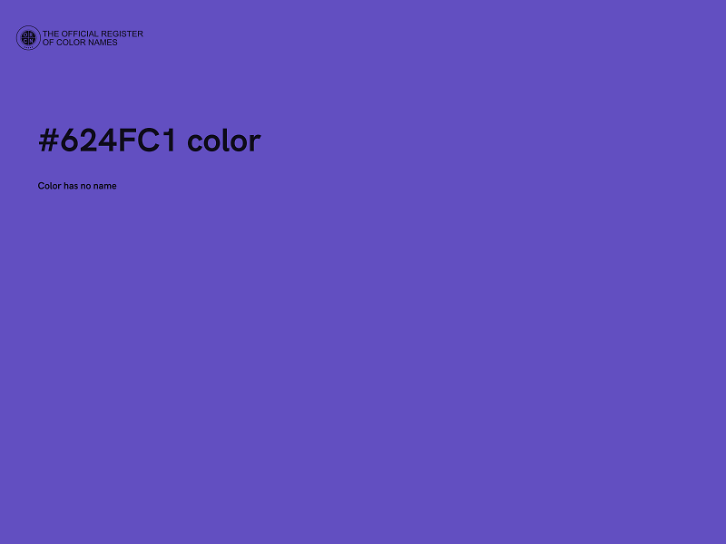 #624FC1 color image