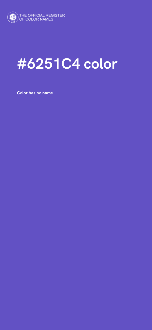 #6251C4 color image