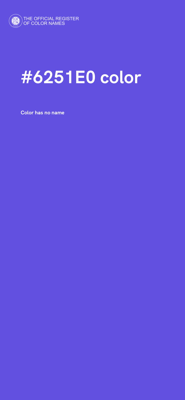 #6251E0 color image