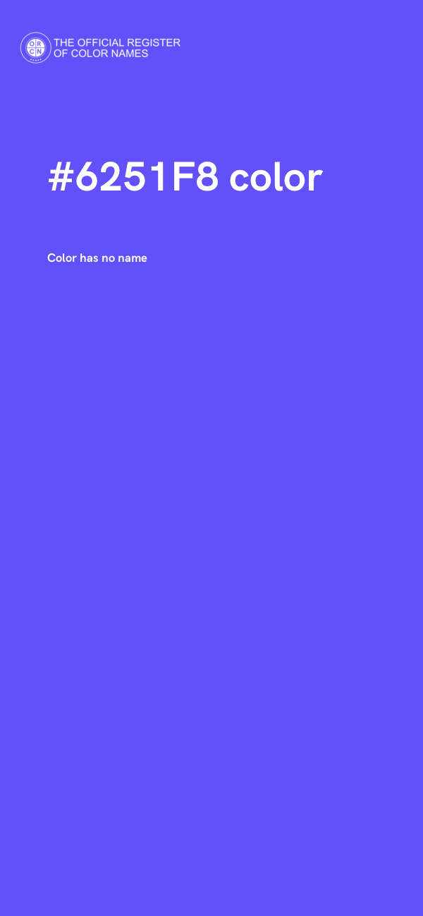 #6251F8 color image