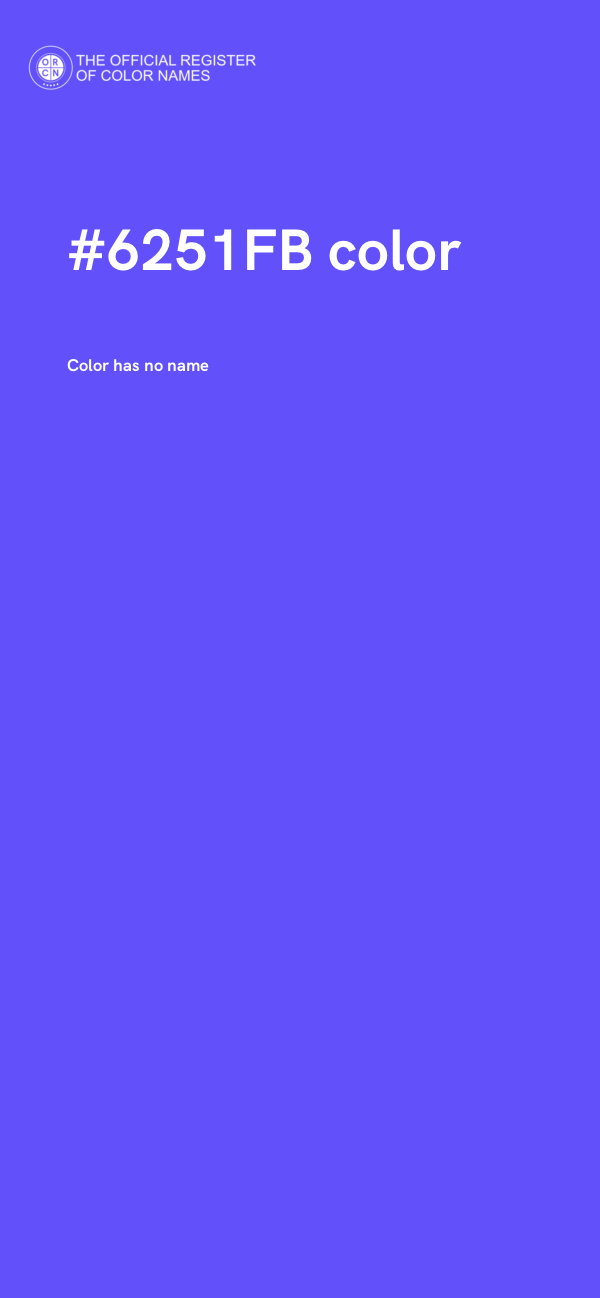 #6251FB color image