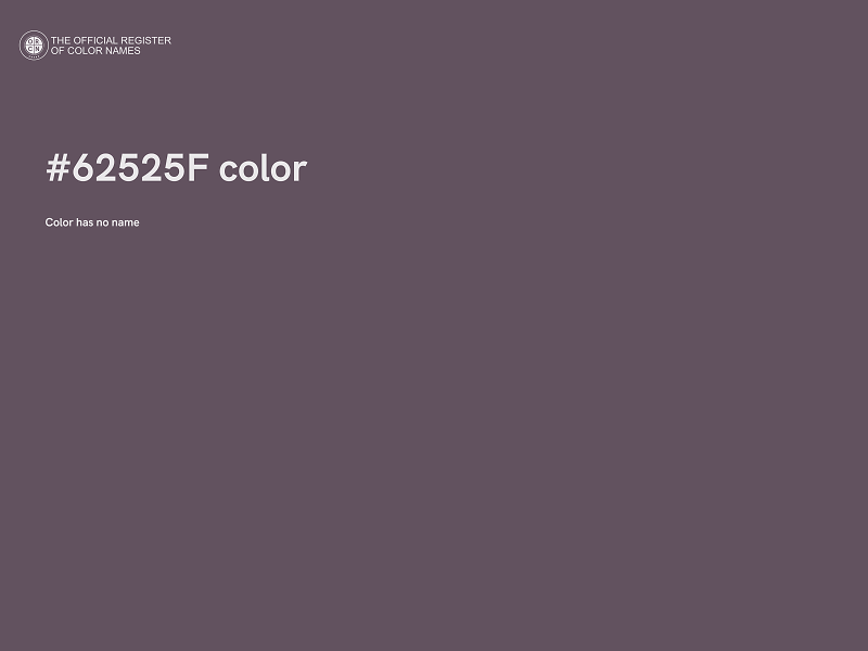 #62525F color image