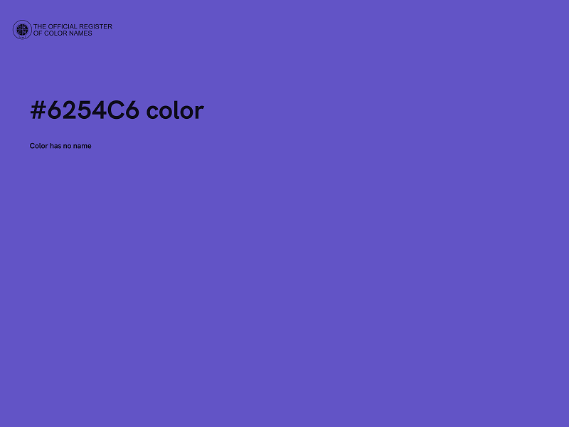 #6254C6 color image