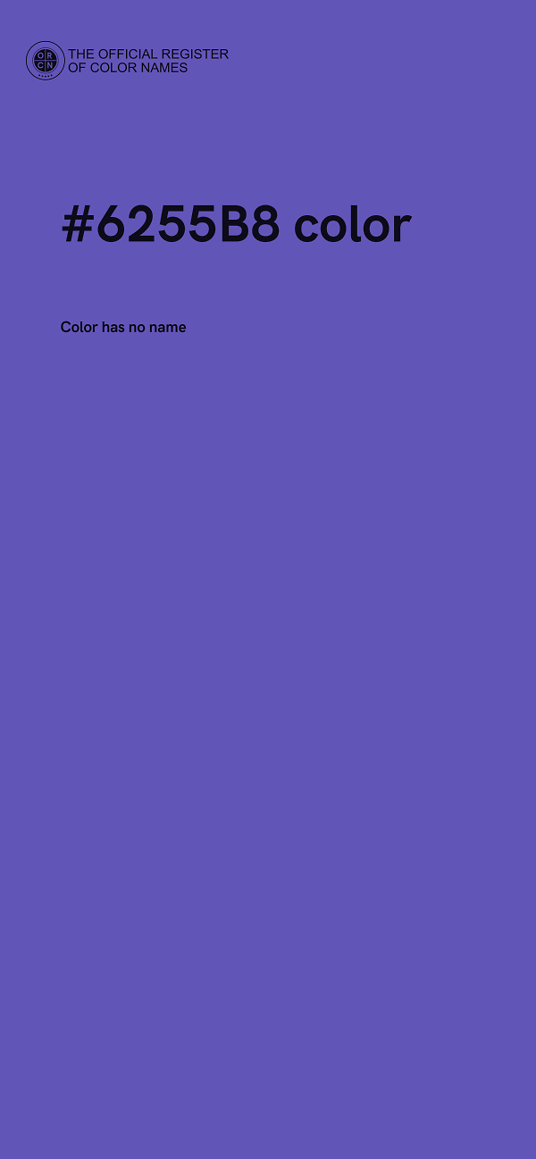 #6255B8 color image