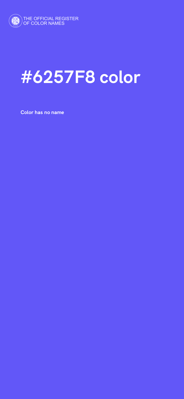 #6257F8 color image