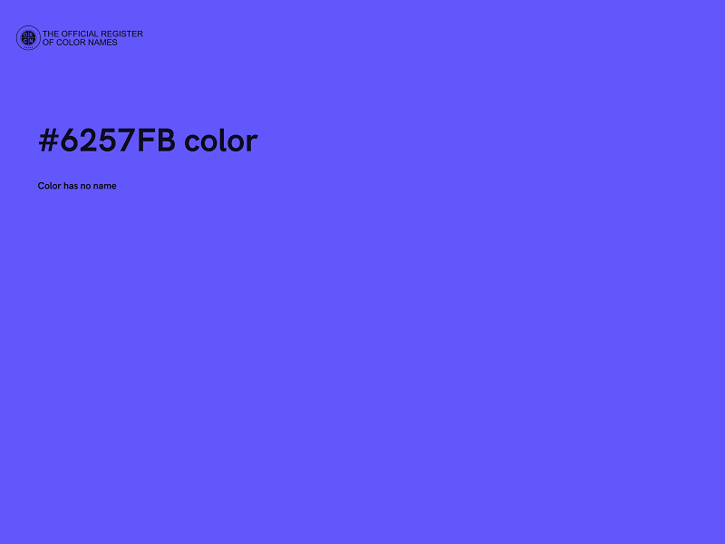 #6257FB color image